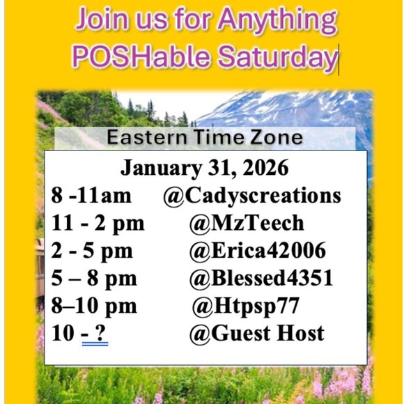 Other - Anything POSHable Saturday Share Show Train with Pam